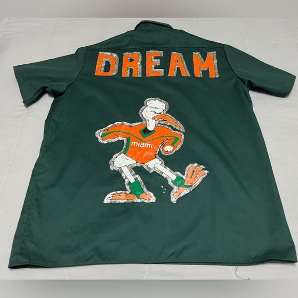 Miami Hurricanes One of a Kind Halftime Show Band AOP Costume 1/1 RARE SZ XL 40 - Picture 7 of 9